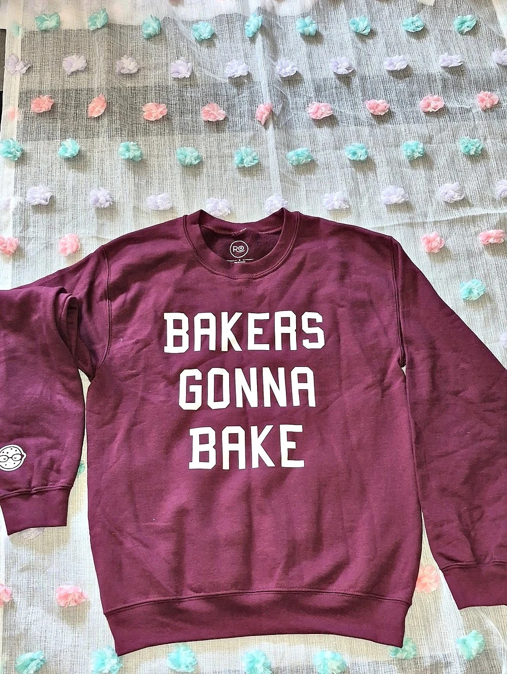 Never Worn.Bakers Gonna Bake Sweatshirt in Purple